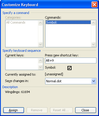 Customize Keyboard
