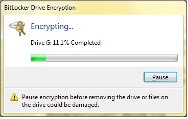 Encryption Progress