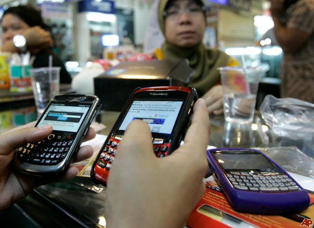 BlackBerry gặp khó khăn tại thị trường Indonesia
