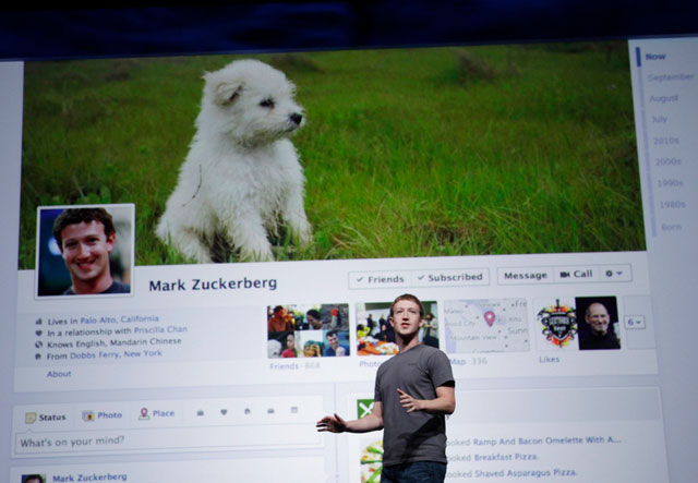 CEO Facebook, Mark Zuckerberg giới thiệu giao diện Timeline 