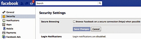 Facebook Secure 1 4 cách để tăng tính bảo mật Facebook