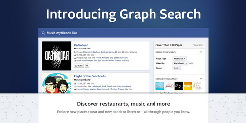 Facebook công bố công cụ tìm kiếm Graph Search 