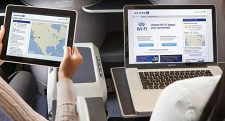 United Airlines cung cấp mạng Wi-Fi vệ tinh