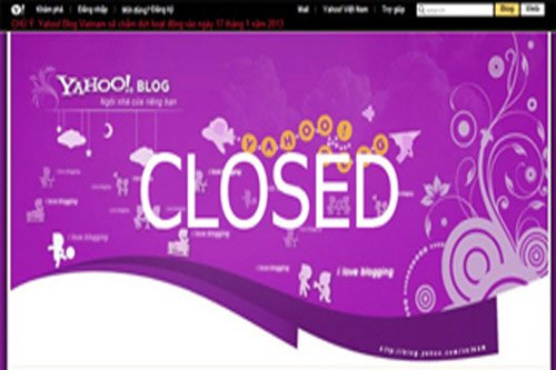 Yahoo Blog chính thức đóng cửa tại Việt Nam