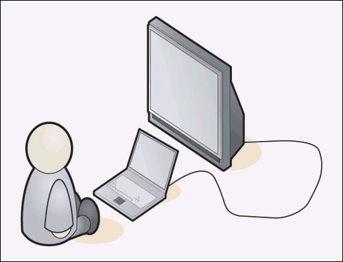 Cách kết nối laptop với TV
