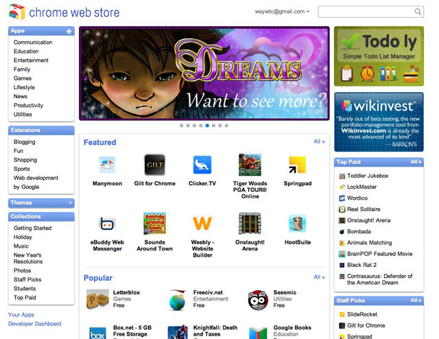 Chrome Web Store và những ứng dụng hữu ích