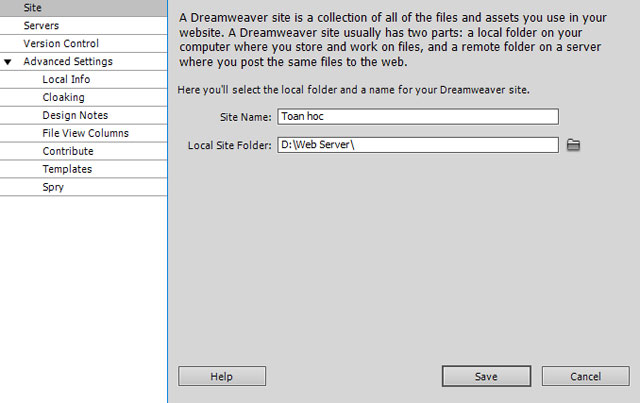 Thiết kế website bằng phần mềm Adobe Dreamweaver CS5 - Phần 3