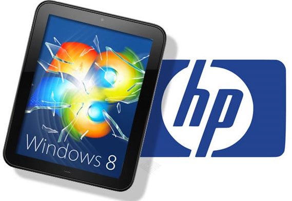 Một mẫu tablet Windows 8 của HP có thể sở hữu màn hình 10,1 inch. 