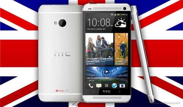 HTC One có giá khoảng 16,4 triệu đồng ở Anh