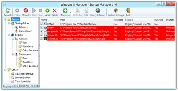 Tùy chỉnh và quản lí hệ thống trong Windows 8