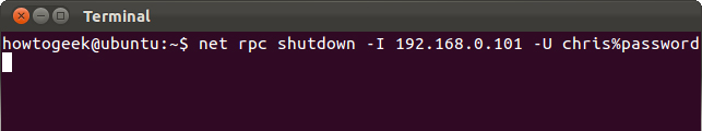 shutdown trên Linux