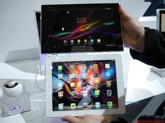 So sánh sơ bộ Xperia Tablet Z và iPad 4