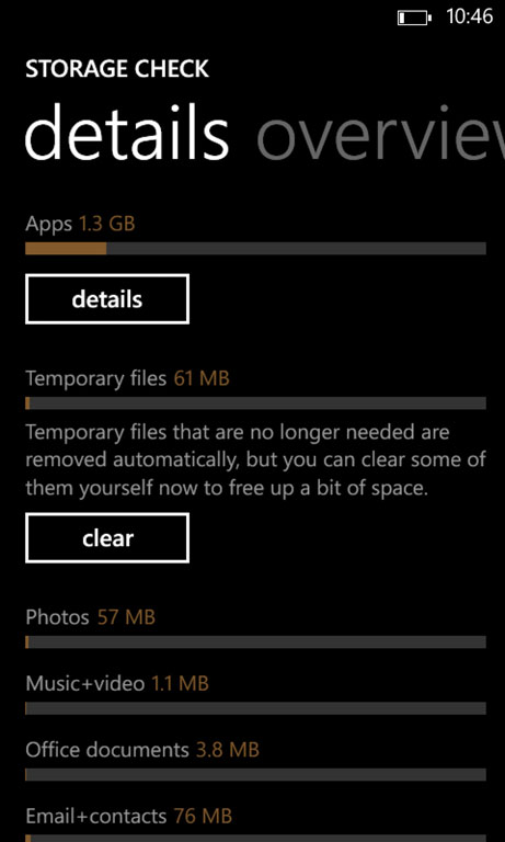 Lumia 620 đã được khắc phục lỗi dữ liệu "Other"
