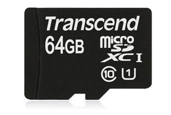 Transcend giới thiệu thẻ nhớ microSDXC 64GB tốc độ siêu cao