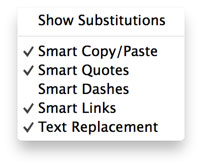 Thủ thuật sử dụng menu chuột phải trên OS X để gõ văn bản hiệu quả hơn