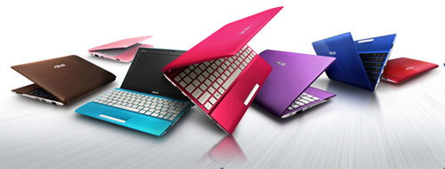 Asus ra mắt Eee PC Flare 1025C với 8 màu sắc
