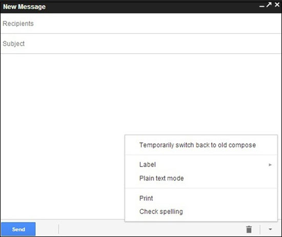 Cách chuyển về giao diện soạn thảo Gmail kiểu cũ