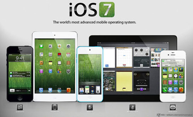 Apple sẽ thay đổi giao diện mạnh tay trên iOS 7