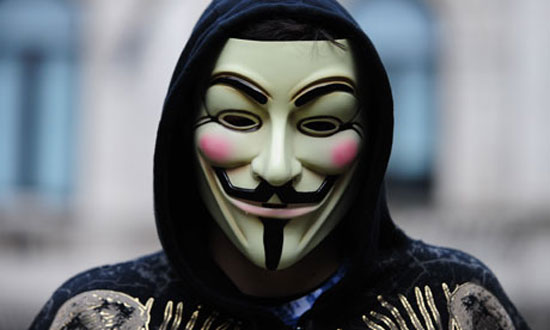 Nhóm tin tặc Anonymous tấn công trang web Israel