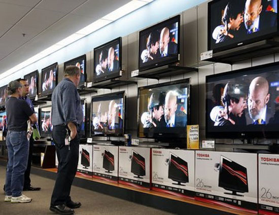 Doanh số TV bán ra toàn cầu lần đầu tiên giảm