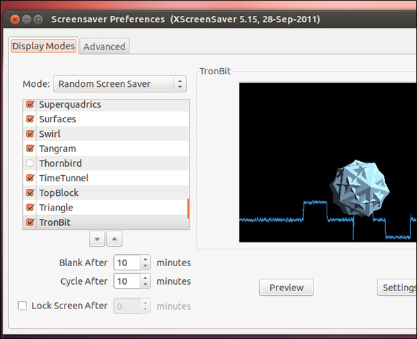 ubuntu 12.04 gnome screensaver