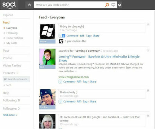 Chính thức ra mắt SO.CL - Mạng xã hội và tìm kiếm cho sinh viên của Microsoft