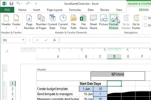 Cách chèn chữ, logo chìm vào Microsoft Excel 2013