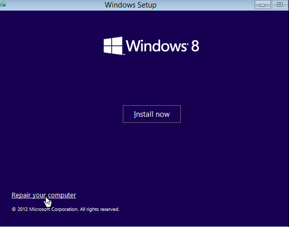 Cách khắc phục lỗi khởi động trên Windows 8