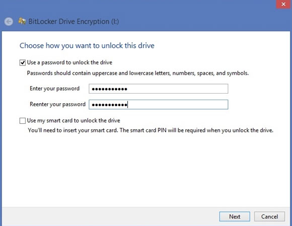 Hướng dẫn mã hóa và thiết lập mật khẩu bảo vệ cho USB trong Windows 8