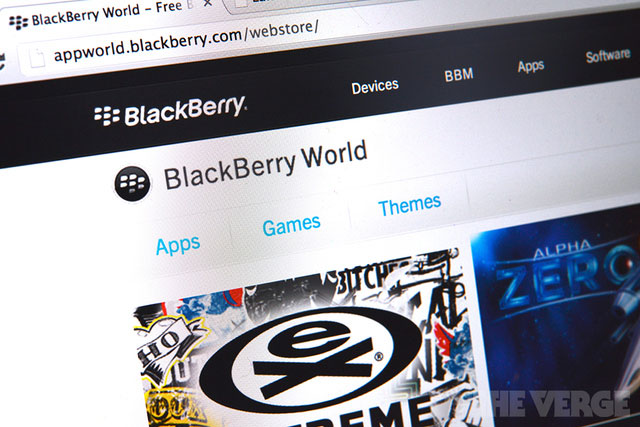BlackBerry World đã vượt mốc 120.000 ứng dụng