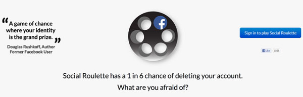 Facebook xóa ứng dụng tự tử dạng "cò quay Nga"