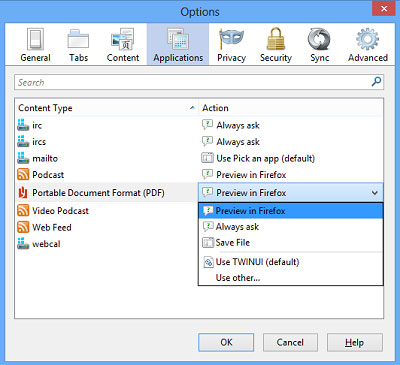 Vô hiệu hóa tính năng tự đọc file PDF trong Firefox và Chrome