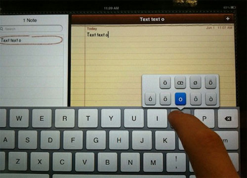 Những phím tắt thú vị cho bàn phím iPad