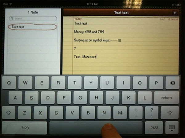 Những phím tắt thú vị cho bàn phím iPad