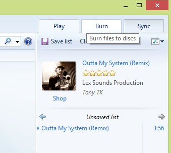 Hướng dẫn ghi CD Audio trong Windows 8