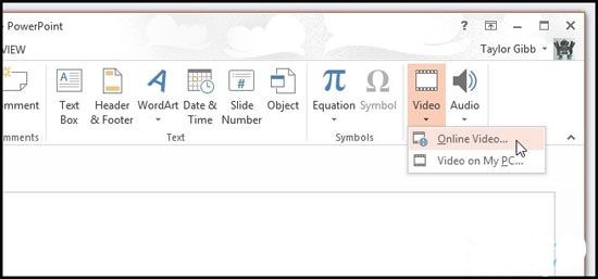 Hướng dẫn chèn video Youtube vào PowerPoint Presentation trong Office 2013