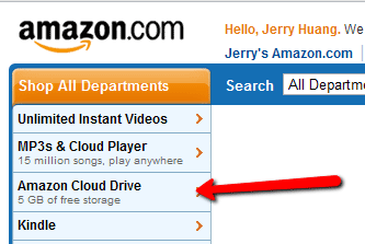 Sao lưu dữ liệu đến Amazon Cloud Drive với 5GB miễn phí