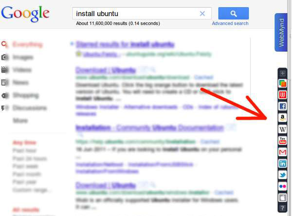 Mở rộng nguồn tìm kiếm trên Google với Search Sidebar