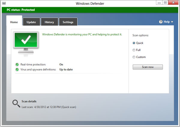 Chọn phần mềm chống virus cho Windows 8