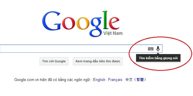 Tìm kiếm Google bằng giọng nói tiếng Việt qua Chrome