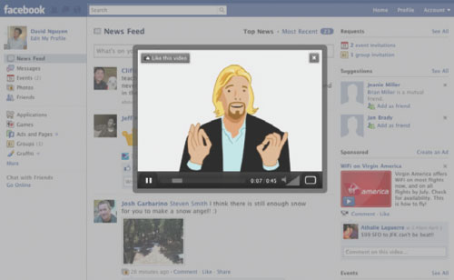 Facebook chuẩn bị đưa video quảng cáo vào bảng tin