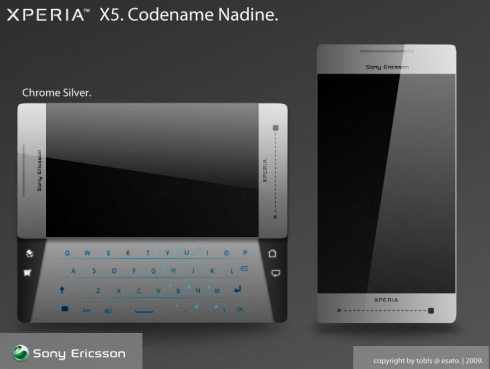 Ý tưởng thiết kế cho Sony Ericsson Xperia X5