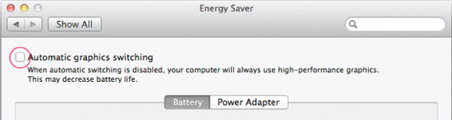 Tiết kiệm pin máy Mac chạy OS X Lion