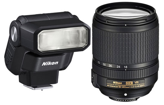 Nikon giới thiệu ống kính 18-140 mm và đèn flash SB-300 giá rẻ