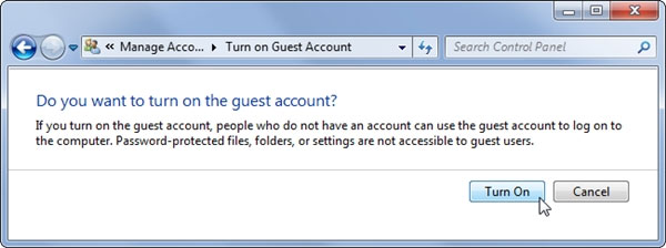 Vì sao nên kích hoạt tài khoản Guest trên máy tính?