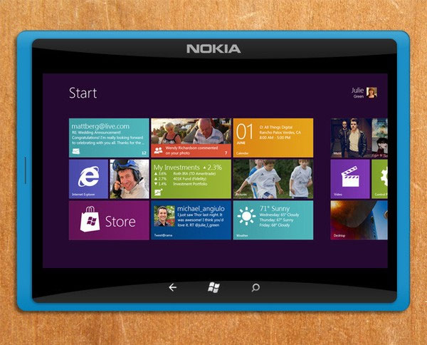 Máy tính bảng Nokia có màn hình 10.1 inch?