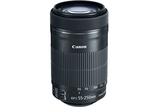 Canon thêm phiên bản STM cho ống kính 55-250 mm
