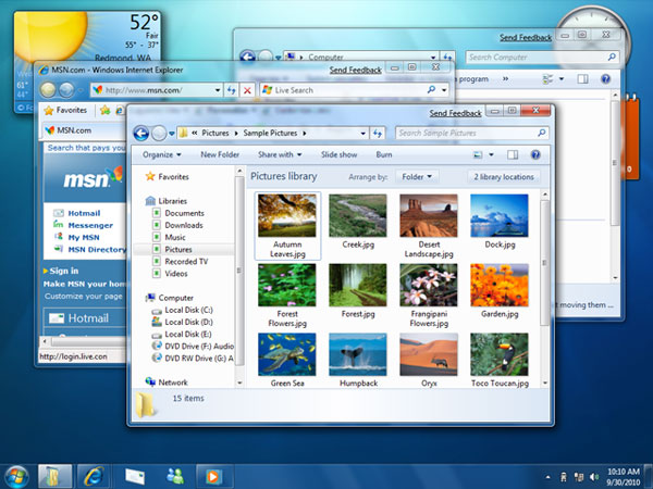 Cố định và chỉnh cửa sổ Windows 7