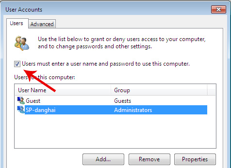 Cấu hình tự động đăng nhập cho Windows 7 Domain hoặc Workgroup PC