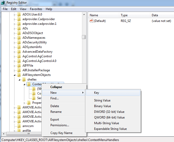 Add new menus to Windows Explorer.